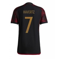Camisa de Futebol Alemanha Kai Havertz #7 Equipamento Secundário Mundo 2022 Manga Curta